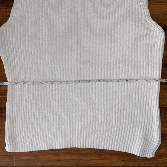 Dress Barn Vintage White Ribbed Tank Top - Picture 5 of 7